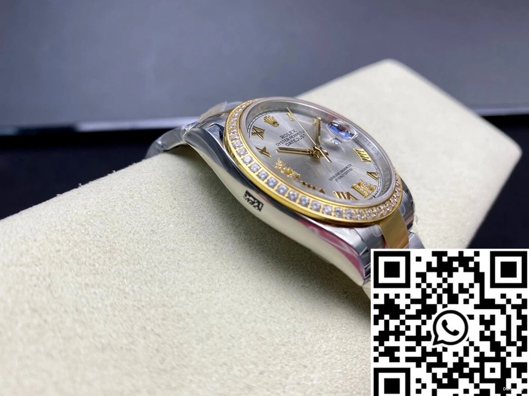 M126283RBR-0018 Datejust Bezel Factory EW Diamond-set Rolex 0217